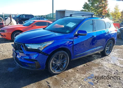 2020 Acura Rdx A-Spec Package из США, поврежденный, VIN 5J8TC2H60LL033349